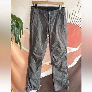 Kuhl Pants Women’s Size 6 Gray Spire Roll Up Cargo Hiking Outdoor Camping Chino